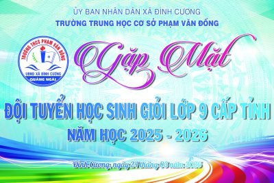 ẤM ÁP BUỔI GẶP MẶT ĐỘI TUYỂN HỌC SINH GIỎI LỚP 9 CẤP TỈNH NĂM HỌC 2025 – 2026