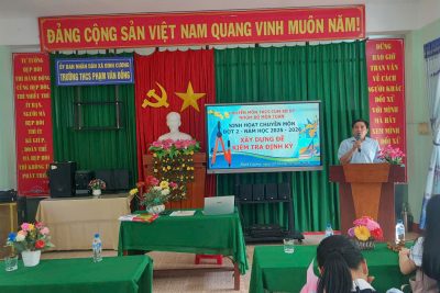 SÔI NỔI VÀ HIỆU QUẢ BUỔI SINH HOẠT CHUYÊN MÔN TOÁN CỤM SỐ 7 TẠI TRƯỜNG THCS PHẠM VĂN ĐỒNG